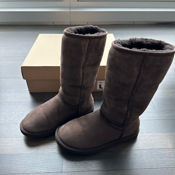 Classic Tall Shearling-lined Suede Boots - Picture 4 of 8